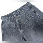 Baggy High Waisted Wide Leg Trouser Jean Black Size 2 Photo 2