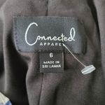 Connected Apparel Blue Floral Dress Size 6 Photo 3