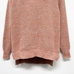 Anthropologie BDG Oversized Chunky Knit Mock Neck Slouchy Loose Fit Marled Knit Sweater Top Photo 4
