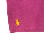 Ralph Lauren  Sport Womens Long Sleeve Tee Size L Purple Preppy Fitted Athleisure Photo 3