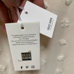 Mimi Chica B03-NEW  gold sequins and lace ivory mini dress size M Photo 6