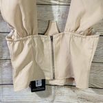 Pretty Little Thing underbust woven crossover top zip back Size 2 stretchy Photo 10