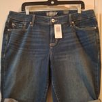Torrid Sz 16 Women's Dark Blue Denim Shorts NWT Photo 5