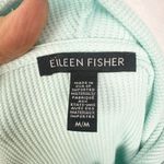 Eileen Fisher  Cozy Waffle Knit Hooded Top Size Medium Tencel Organic Cotton Photo 2