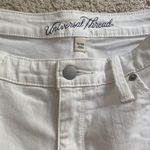 Universal Threads Universal Thread White Jean Shorts Photo 1