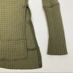 Free People  Kate Thermal Long Sleeved Top: Olive Army Camo Green Photo 9