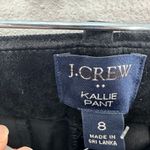J.Crew Factory Kallie Pant Black Velvet Straight Leg Size 8 Brand New w/ Tags Photo 8