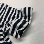 J.Crew Chic Striped Navy and White Top Photo 3