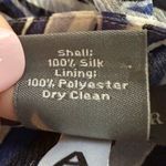 Ann Taylor  Blue, White, Black Tiered Silk Mini Skirt Photo 4