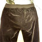 ASOS  Black Velvet Velour Jogger Pants Size Medium Photo 3