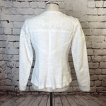 CAbi  White Lace Occasion Zip Up Jacket‎ Style 715 Photo 3