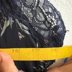 Blue Floral Lace‎ Slip Dress Y2K Fairycore Coquette Retro Cottagecore Medium Photo 5