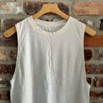 Lululemon  White Orange Muscle Tank Top Shirt Photo 2