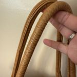 Converse VTG 90's One Star Distressed Beige Leather Tote Hobo Shoulder Bag RARE Photo 5