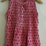 Roberta Roller Rabbit  Sleeveless Button Up Tank Top Blouse XS Women’s Photo 0