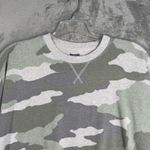 Aerie  Shirt Womens XS Gray Green‎ Camo Sweatshirt Lounge Casual Streetwear Photo 3