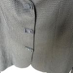 Ann Taylor  Blue Tweed Blazer Jacket Size 10 Rounded Notch Collar Long Sleeve Photo 1