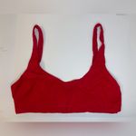 Mara Hoffman Women’s Lira Bikini Red Coat Top Size M/L Photo 2