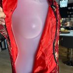 Sue’s Fashion Cheongsam Chinese Satin Short Sleeve Slim Maxi Dress. Size Medium Photo 7