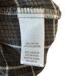 Brandy Melville - Gray Plaid Button Down Shirt Sz OS Photo 6