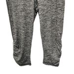 Tangerine Cropped Ruched High Waisted Moto Zipper Athletic Space Dye Leggings Photo 56