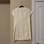 Milly  Ivory Button-Accent Mini Dress Photo 5