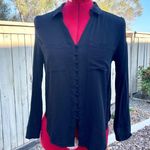 Velvet Heart Black Button Up Blouse Photo 0