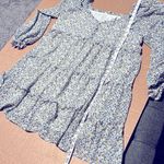 Bohme  floral chiffon tiered boho dress sz L fully lined Photo 5