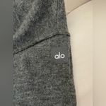 Alo Yoga  NWT New Class Cashmere Hoodie Platinum Grey Size S Kangaroo pocket Photo 7