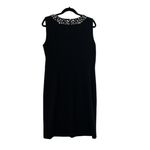New Directions Womens Black Beaded Cocktail Eveningwear Classic Dress‎ Size 14 Photo 6