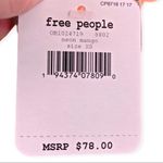 Free People  orange cropped running top XS new Photo 6