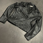 Women's New York & Company Black Faux Leather Jacket Size‎ Small 200 Photo 0