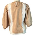 Indigo Poppy Women’s Bell Sleeve Top Size L White Size L Photo 1