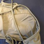 Aerie  Sage Green High Neck Swim Top Photo 5