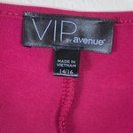 Avenue VIP by  Magenta Smocked Shoulder Blouse Shirt Top Size 14/16 Photo 2
