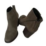 Blondo WATERPROOF Leather Booties Taupe Stacked Block Heel Zipper Closure Size 9 Photo 8
