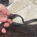 Fossil Vintage  Messenger Bag, Crossbody Bag~‎ Dark Brown Leather STRAP HAS wear Photo 3