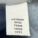 Loft NWT The Skinny Bermuda Denim Jean Shorts Raw Hem Size 30 Photo 5