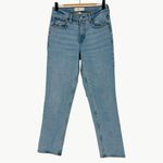Abercrombie & Fitch  Curve Love Mid-Rise 90s Straight Jean | Sz 27R | Medium Wash Photo 1