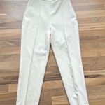 ZARA White Trousers / Cream Ivory Trouser Slacks Photo 0