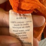 Ace & Jig  Orange Dress Drawstring Waist Photo 5