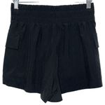 Abercrombie & Fitch  Black Elastic Drawstring Cargo Short Athletic Shorts Size XS Photo 1