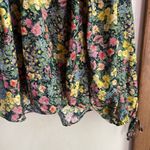 Love Shack Fancy  Nessa Floral Cotton-Silk Long-Sleeve Top Night Sky Glow Photo 6