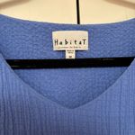 Habitat  Handkerchief Hem Periwinkle Blue Midi Dress Asymmetrical Size Medium‎ Photo 4