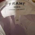 frame denim NEW Frame Embroidered White Denim Mini Skirt Photo 7