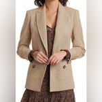 Veronica Beard Pyle Dickey Blazer Jacket Oatmeal Tweed Blazer Size 0 Photo 15