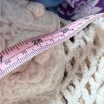 Helen Dolinick cottagecore Cream & white crochet #fringe poncho #handmade a41 Size XS Photo 4