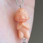 Handmade Kawaii retro y2k angel baby kewpie doll “LOVE&PEACE”🕊🌈✌️unisex necklace👼❤️ Photo 2