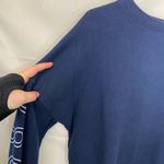 Aeropostale EUC  women’s navy blue fleece lined cropped decal comfy sweatshirt M‎ Photo 5