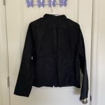Studio Works EUC  women’s black faux suede full zip pocket lined jacket‎ size 12 Photo 5